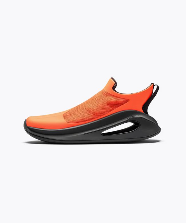 Futuristic Orange Sneakers