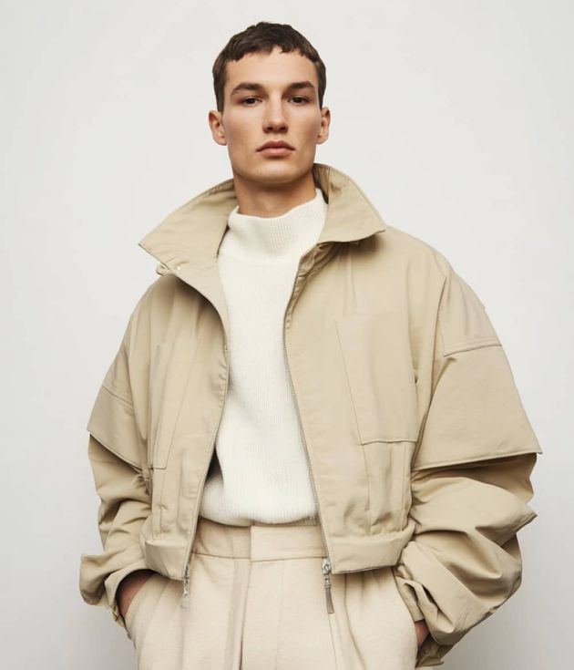 Oversized Beige Jacket