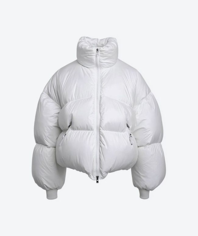 White Down Jacket - Image 2